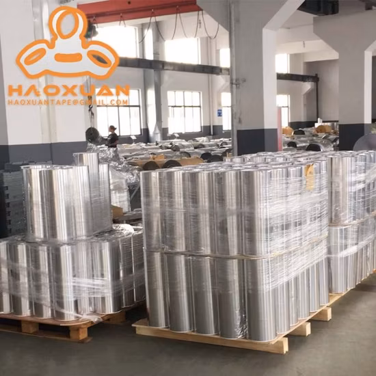 Air Conditioner Specific Heat Custom Black Heat Resistant Polyester Aluminum Foil Duct Tape